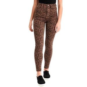 American Eagle-Curvy Super Hi-Rise Leopard Jegging Never Used